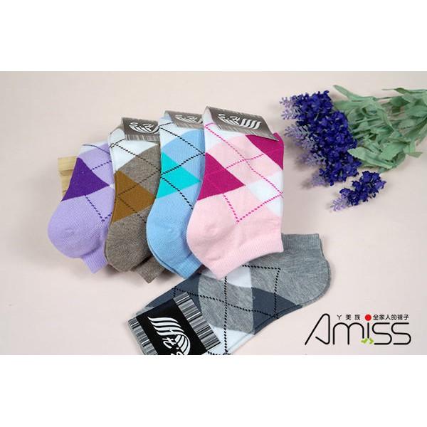 Amiss流行提花少女船襪【4雙組】-13 (C802-13)-細節圖5