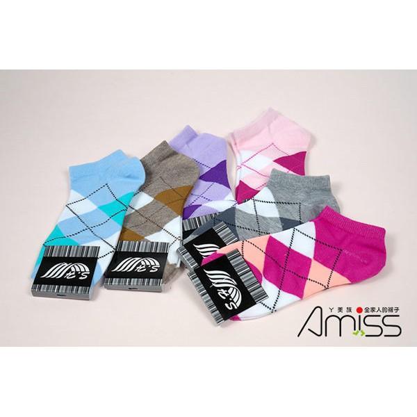Amiss流行提花少女船襪【4雙組】-13 (C802-13)-細節圖6