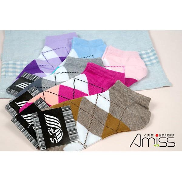 Amiss流行提花少女船襪【4雙組】-13 (C802-13)-細節圖7