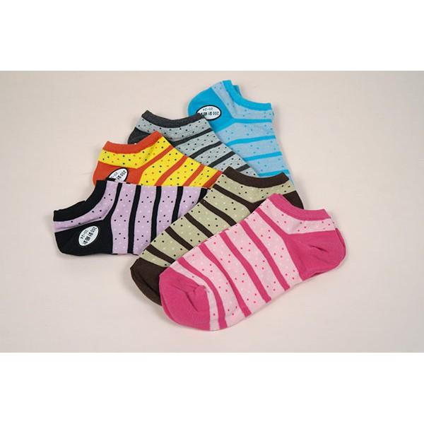 【Amiss】精緻細針提花船襪【3雙組】-39 (C022-39)-細節圖4