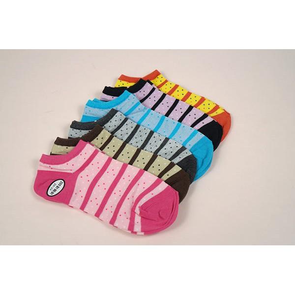 【Amiss】精緻細針提花船襪【3雙組】-39 (C022-39)-細節圖5