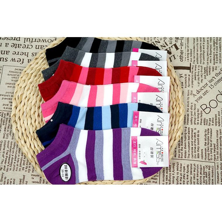 【Amiss】精緻細針提花船襪【3雙入】-32 (C022-32)-細節圖8