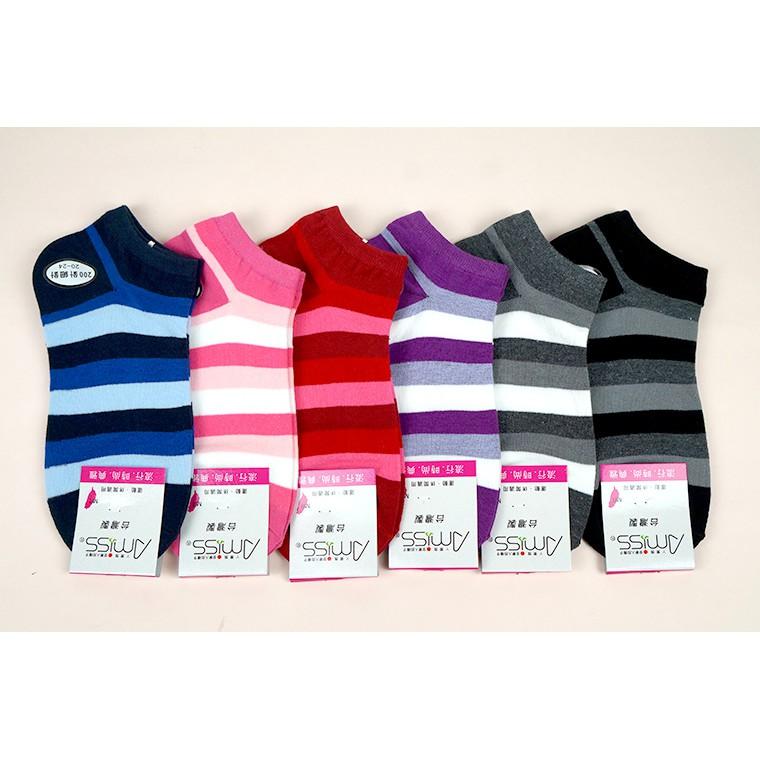 【Amiss】精緻細針提花船襪【3雙入】-32 (C022-32)-細節圖9