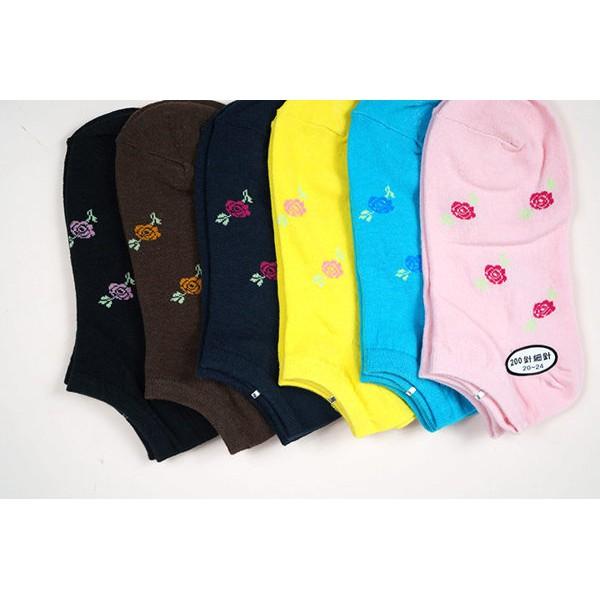 【Amiss】精緻細針提花船襪【3雙入】-35 (C022-35)-細節圖3