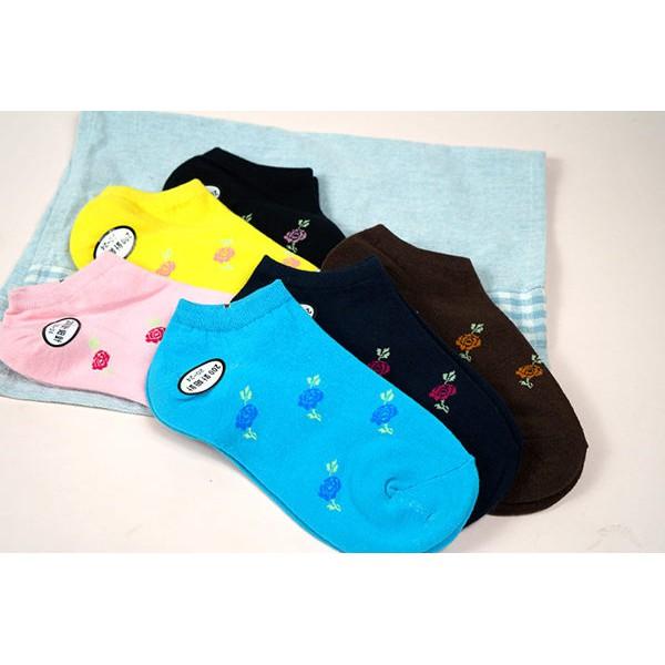 【Amiss】精緻細針提花船襪【3雙入】-35 (C022-35)-細節圖4