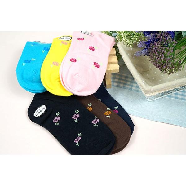 【Amiss】精緻細針提花船襪【3雙入】-35 (C022-35)-細節圖5