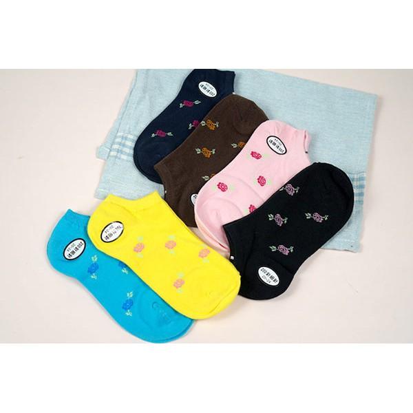 【Amiss】精緻細針提花船襪【3雙入】-35 (C022-35)-細節圖6