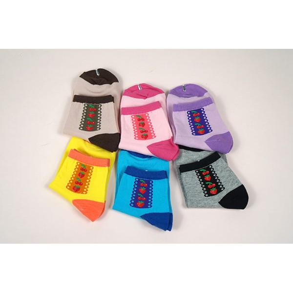 【Amiss】精緻細針提花少女襪【3雙入】-38 (C021-38)-細節圖3