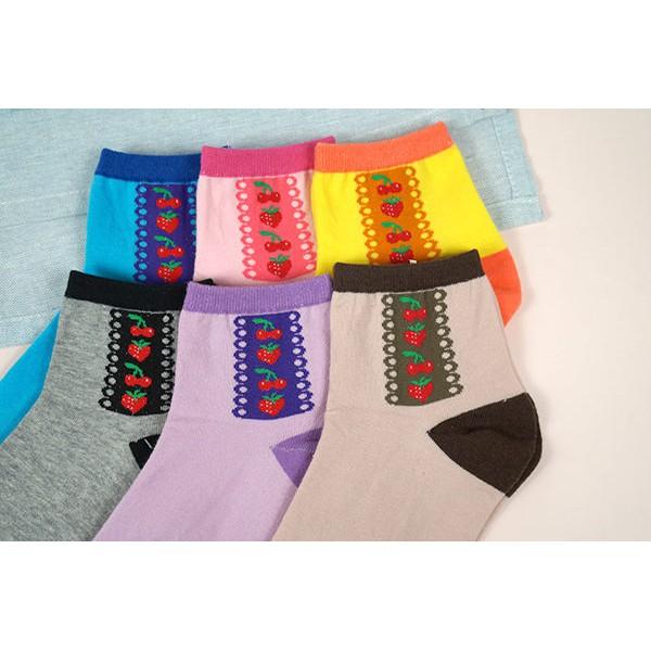 【Amiss】精緻細針提花少女襪【3雙入】-38 (C021-38)-細節圖5