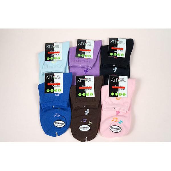 【Amiss】精緻細針提花少女襪【3雙組】-36 (C021-36)-細節圖2