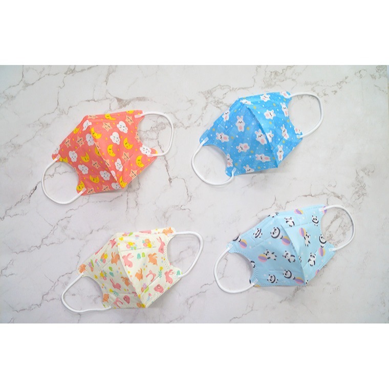 奇勝 台灣製3D兒童造型立體口罩30片 水駐極口罩 醫療口罩 兒童立體口罩/幼童口罩 C型口罩 3D口罩 好呼吸口罩-細節圖4