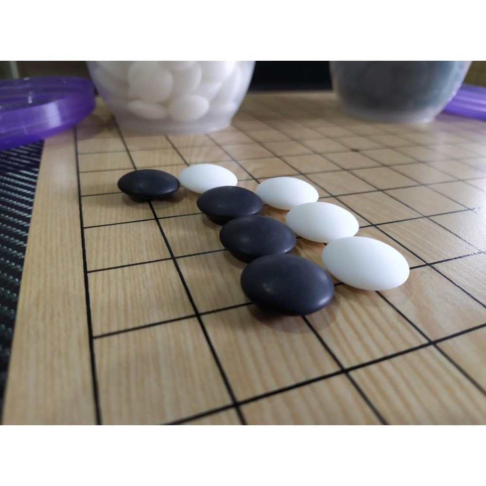 入門/兒童 圍棋套組(棋盤+棋子+棋罐)-細節圖2