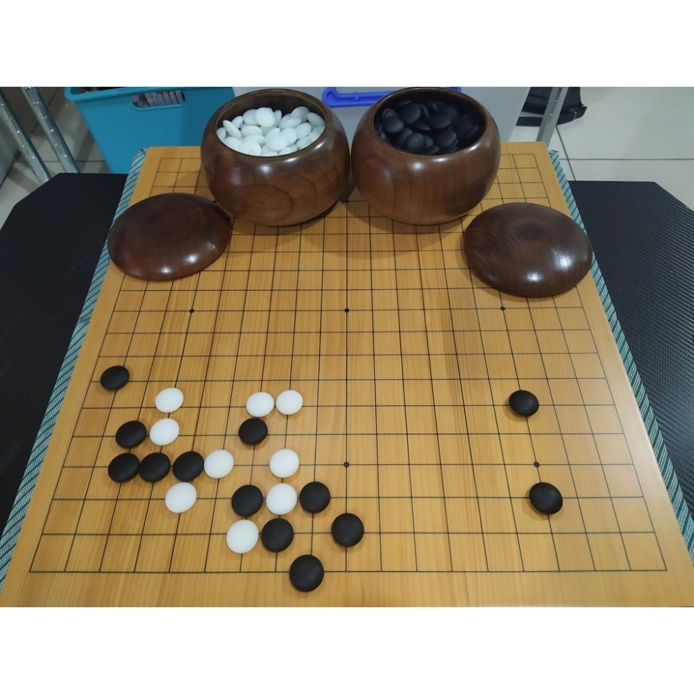 新榧木圍棋套組 圍棋 棋盤-細節圖3