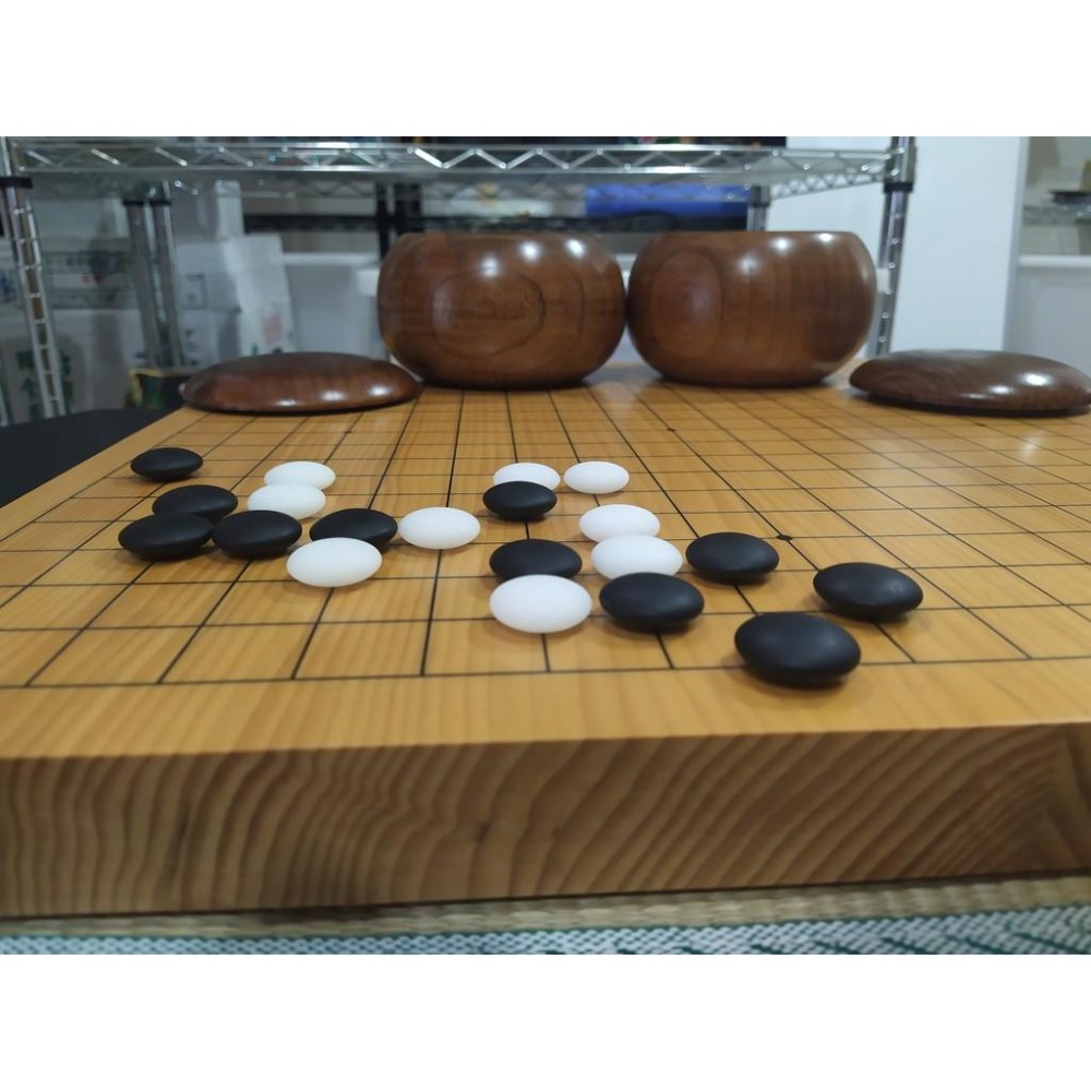 新榧木圍棋套組 圍棋 棋盤-細節圖4