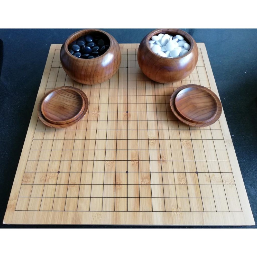 酸棗木棋罐一對   圍棋-細節圖3