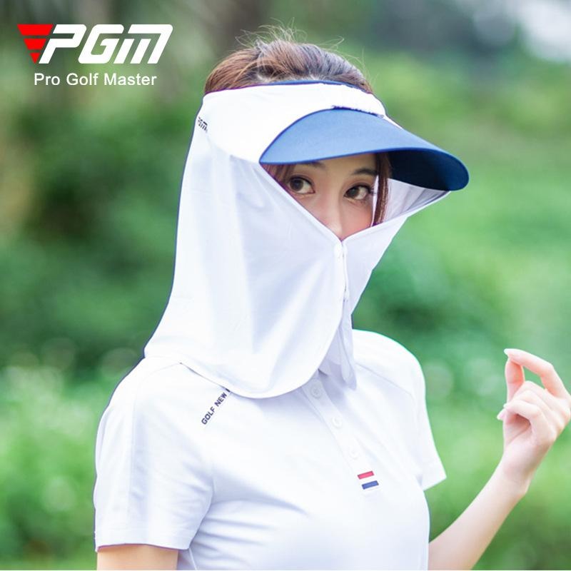 PGM高爾夫防曬面罩 夏男女冰絲圍脖護頸 防紫外線 戶外騎行透氣臉罩-細節圖3