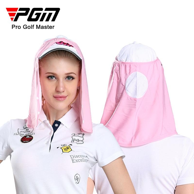 PGM高爾夫防曬面罩 夏男女冰絲圍脖護頸 防紫外線 戶外騎行透氣臉罩-細節圖5