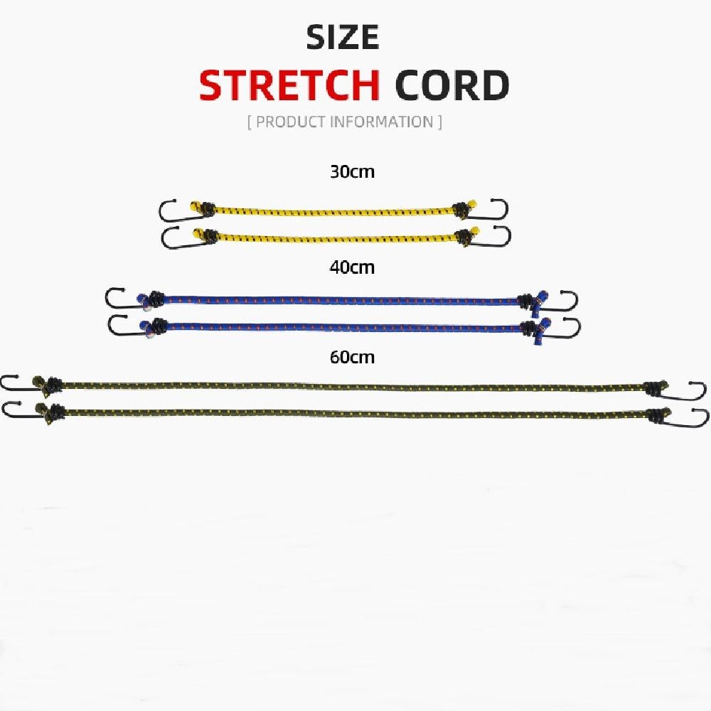 Caiyi 戶外帳棚掛勾 彈力繩 固定繩 彈力勾 彈性繩 彈簧繩 捆綁繩-細節圖9