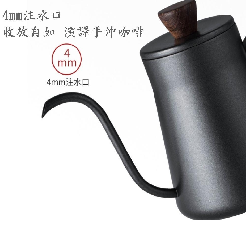 Caiyi 時尚咖啡壺 品味手沖壺 不銹鋼日式手冲壺掛耳壺 加厚迷你壺 400ml-細節圖4