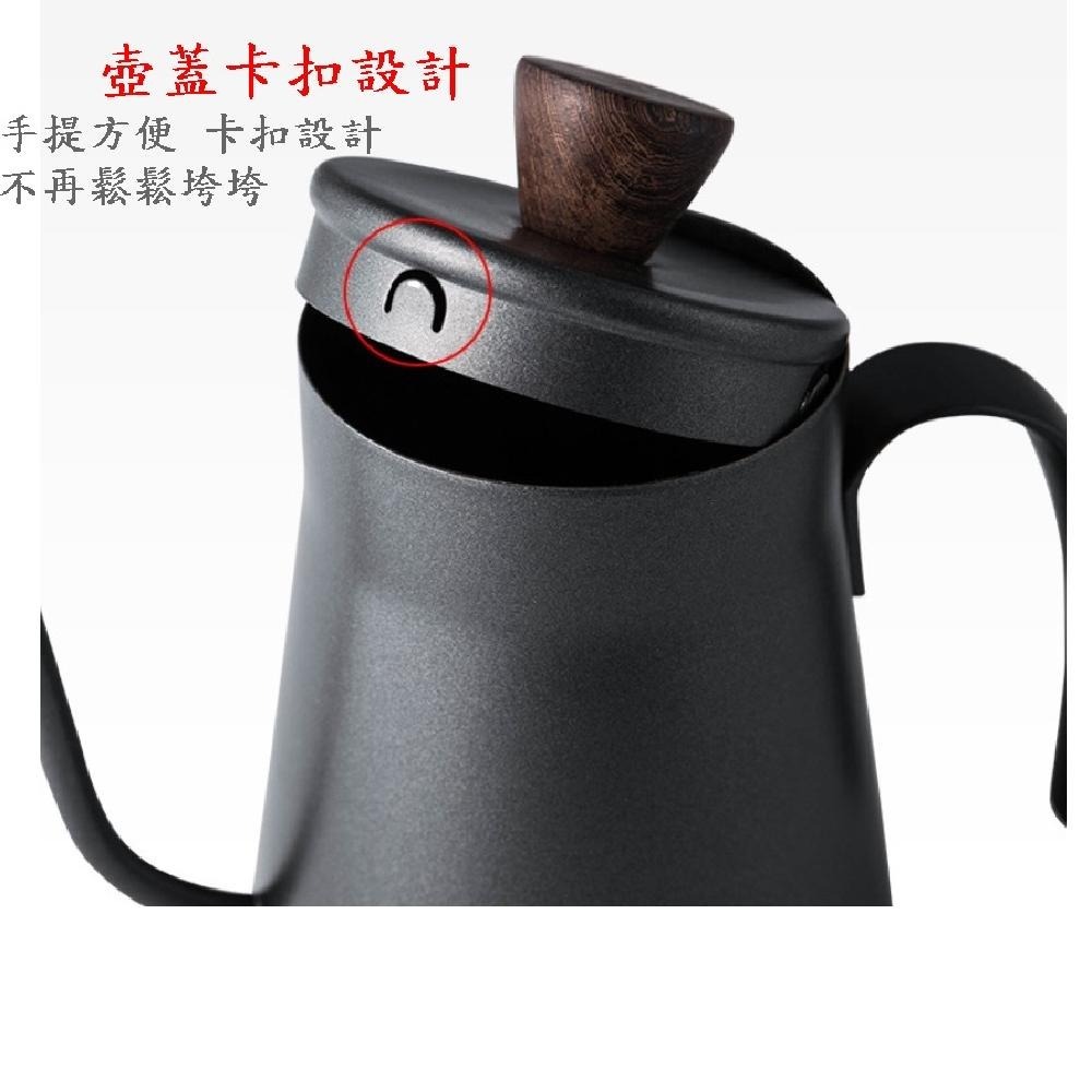 Caiyi 時尚咖啡壺 品味手沖壺 不銹鋼日式手冲壺掛耳壺 加厚迷你壺 400ml-細節圖5