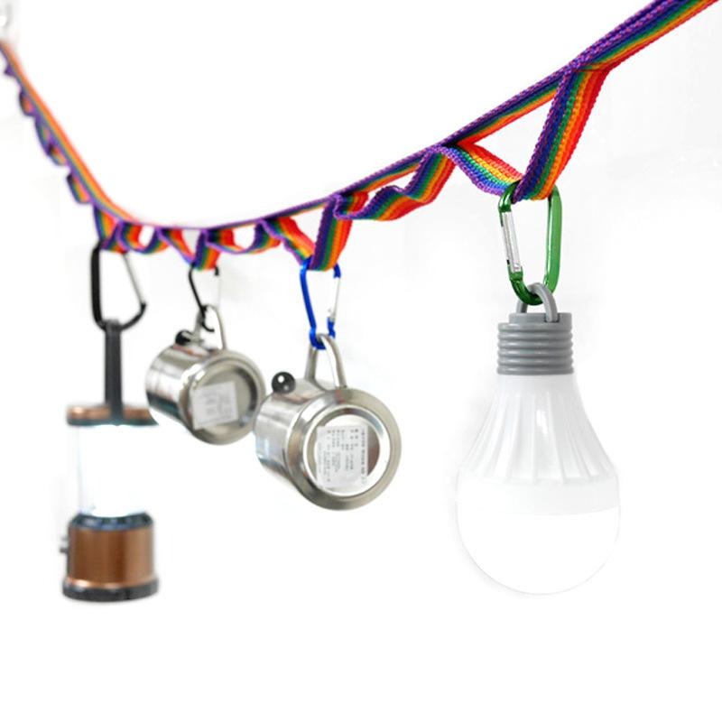 Caiyi彩虹掛物繩 七彩U型民族風掛物繩 彩虹掛繩 曬衣繩 帳篷掛繩-細節圖7