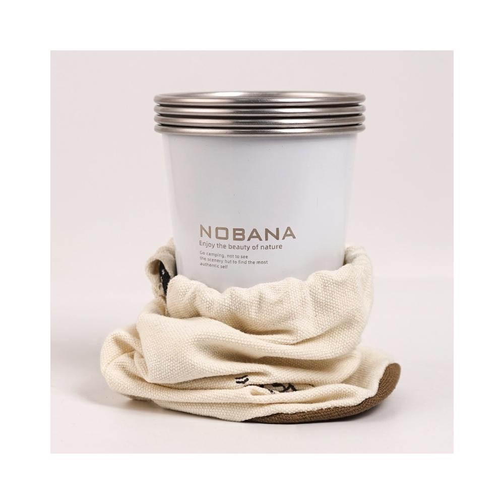 NOBANA 304不銹鋼 户外野營杯 4件套杯 露營野餐 燒烤啤酒杯 水杯 咖啡杯 經典款-細節圖4