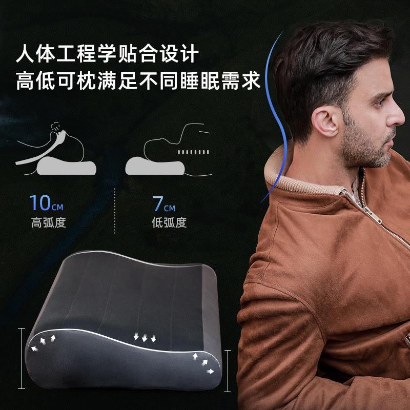 Flextail 輕量B型充氣枕 旅行枕 腰枕 户外露營 午睡充氣吹氣枕 頭靠腰枕-細節圖4