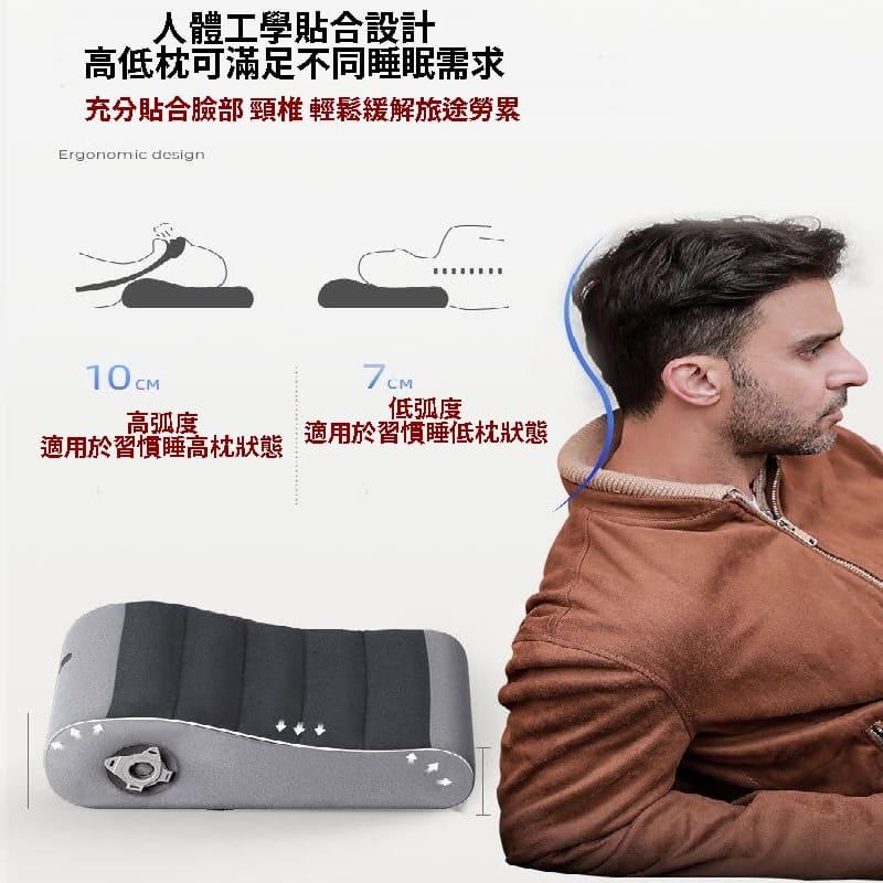 Flextail 輕量B型充氣枕 旅行枕 腰枕 户外露營 午睡充氣吹氣枕 頭靠腰枕-細節圖7