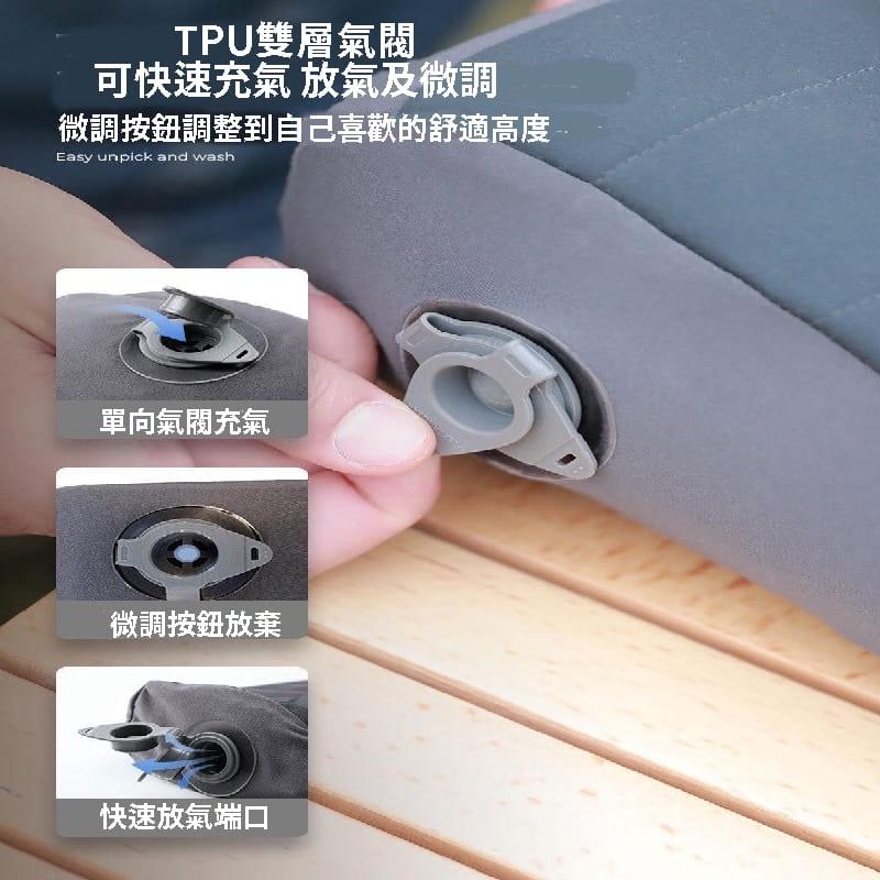 Flextail 輕量B型充氣枕 旅行枕 腰枕 户外露營 午睡充氣吹氣枕 頭靠腰枕-細節圖9
