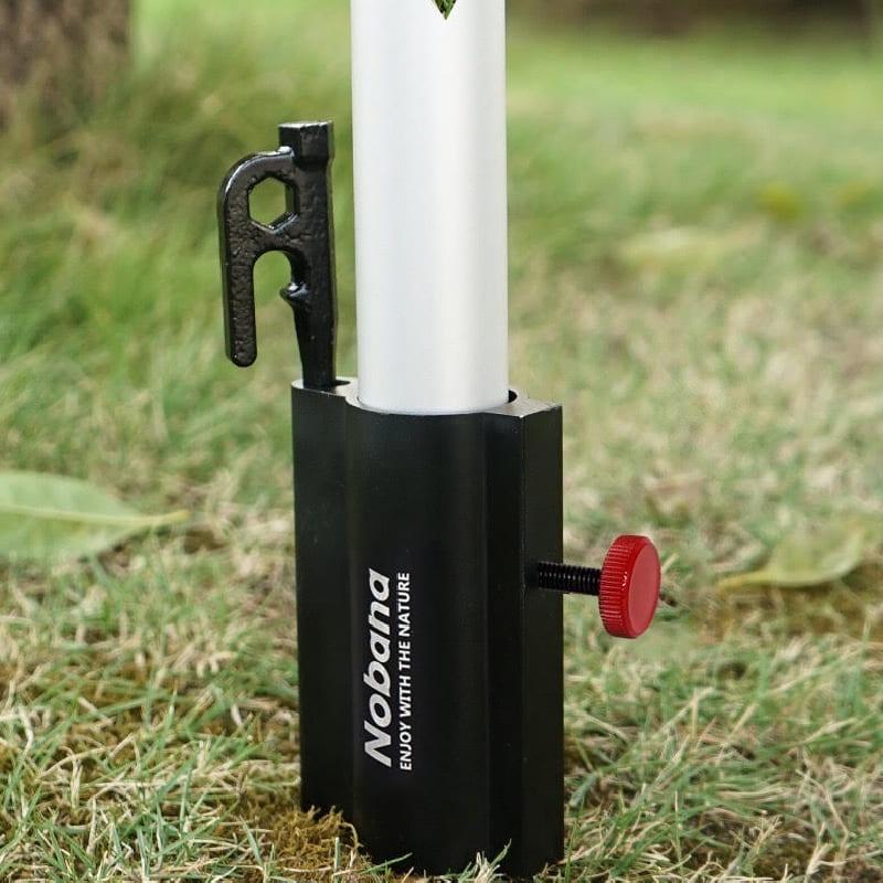 Caiyi 户外露营可調式天幕杆固定器 34mm 送收納袋 帳篷配件支架 固定管架-細節圖4