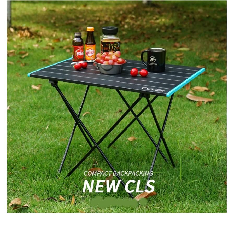 Caiyi 鋁合金摺疊桌 蛋捲桌 戶外折疊桌 野餐桌 露營桌(送收納袋) 大號-細節圖6
