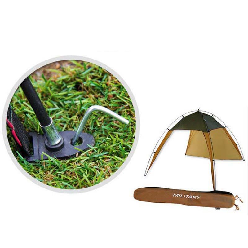 Caiyi 露營户外天幕超輕帳篷擋風帳篷 野營遮陽篷 露營野餐沙灘涼棚-細節圖9