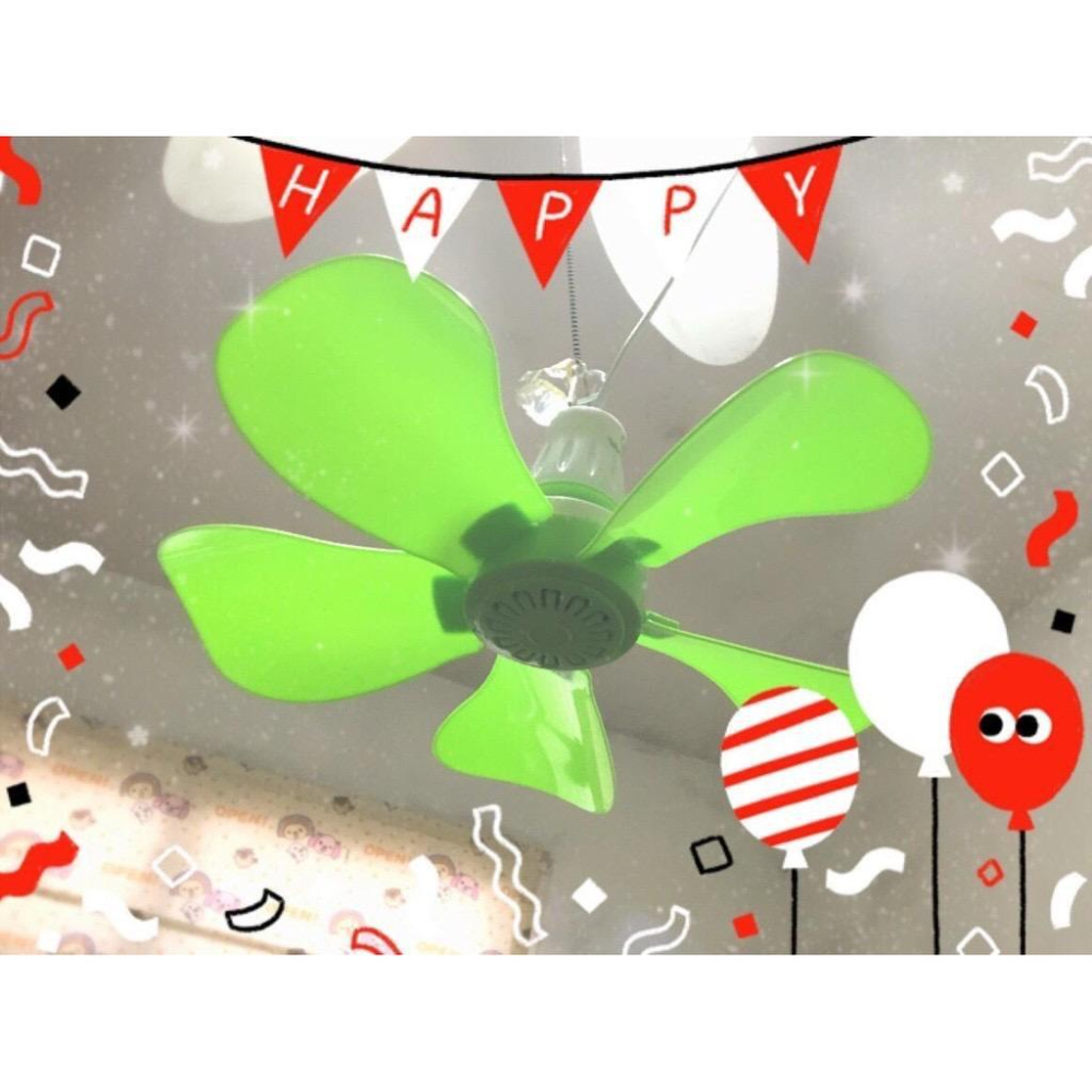 Caiyi 五葉片超強風露營小吊扇 5米電線 110V / 5米線 露營風扇-細節圖3