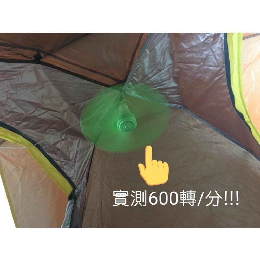 Caiyi 五葉片超強風露營小吊扇 5米電線 110V / 5米線 露營風扇-細節圖5