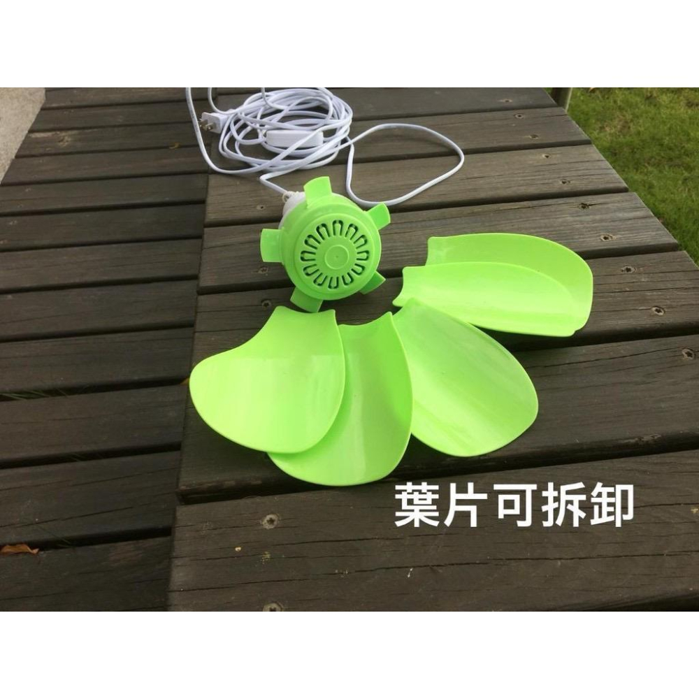 Caiyi 五葉片超強風露營小吊扇 5米電線 110V / 5米線 露營風扇-細節圖6