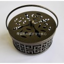 Caiyi 仿古帶蓋 提把 鏤空金屬蚊香盒-規格圖9