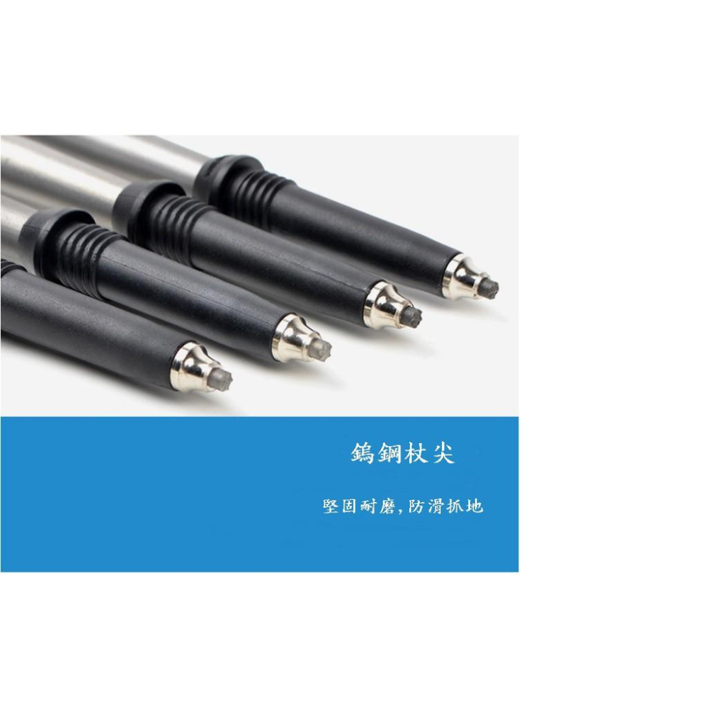 Caiyi 7075航太級鋁合金外鎖5節折疊登山杖 避震功能 附雪拖-細節圖5