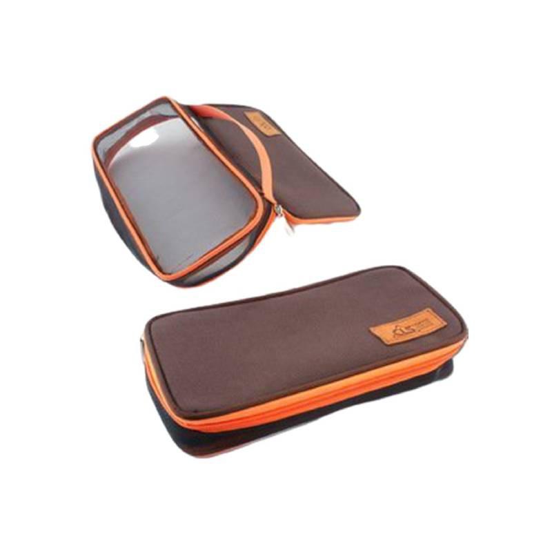 Caiyi 細網瀝水餐具包 收納包 環保餐具 野餐 露營 旅行 登山(不含餐具喔!)-細節圖2