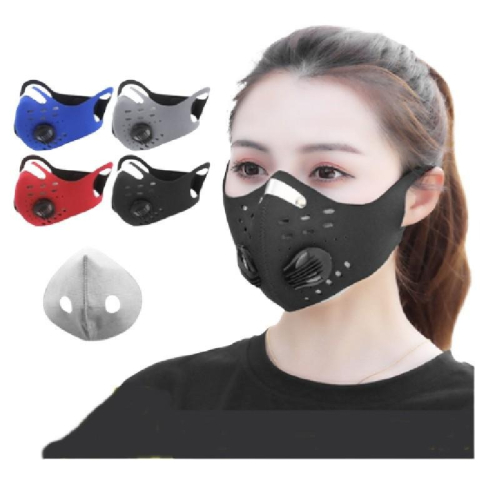 Caiyi 騎行面罩口罩 防霧霾pm2.5活性炭面罩 防塵防風保暖