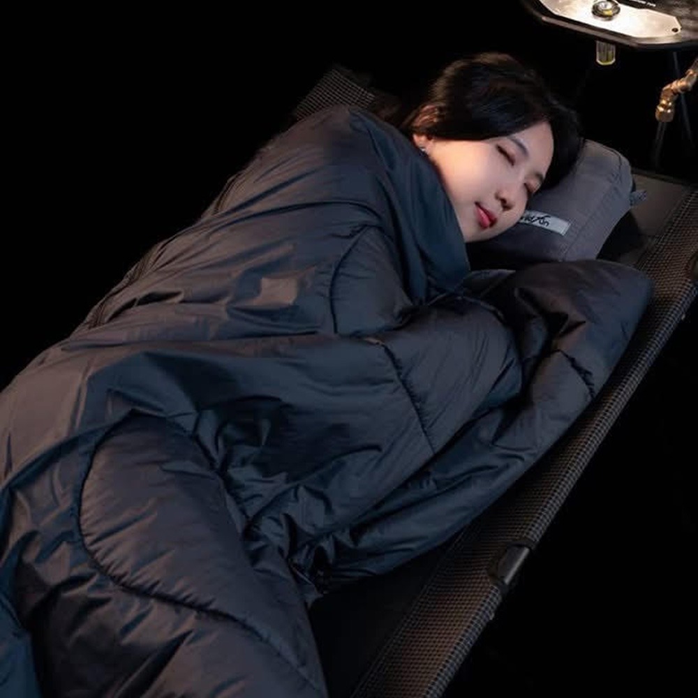 Wildfun 野放 輕暖石墨烯睡袋 速暖無冰冷感 高導熱 抗靜電 四季適用 附收納袋-細節圖3