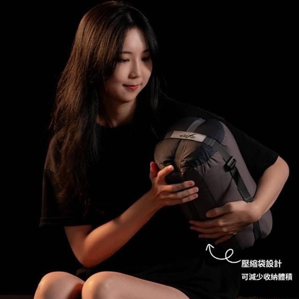 Wildfun 野放 輕暖石墨烯睡袋 速暖無冰冷感 高導熱 抗靜電 四季適用 附收納袋-細節圖7