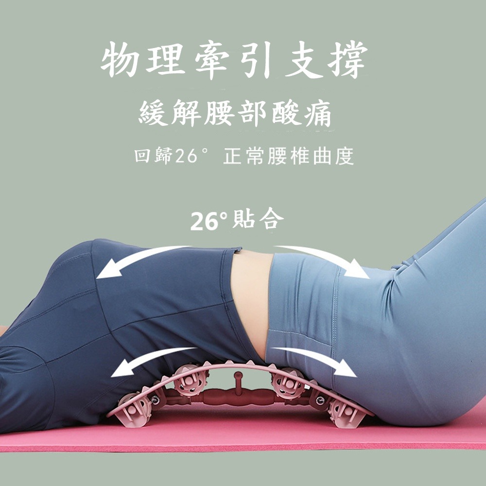 Caiyi 新款 滾輪拉伸按摩器 腰椎按摩器 足底按摩器-細節圖2