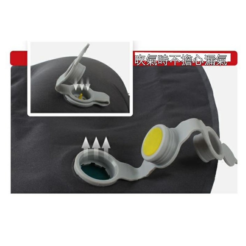 Caiyi 戶外 露營TPU旅行充氣枕 U型枕 便擕睡枕 護頸 午睡休息辦公腰靠枕 出國搭飛機-細節圖6