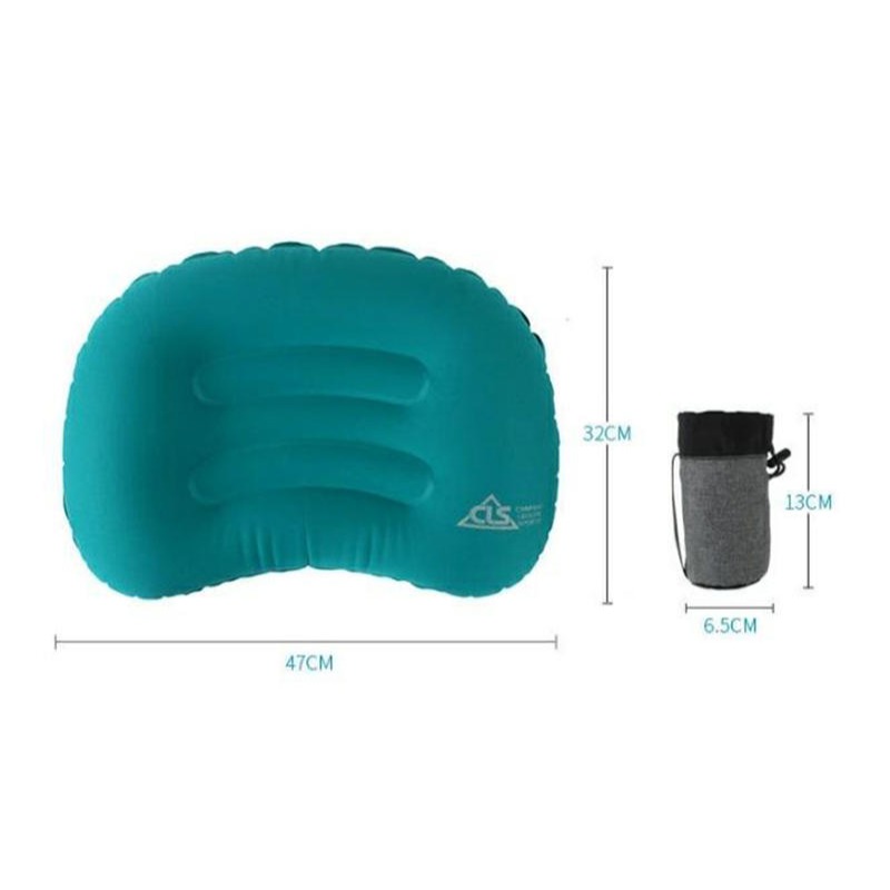 Caiyi 戶外 露營TPU旅行充氣枕 U型枕 便擕睡枕 護頸 午睡休息辦公腰靠枕 出國搭飛機-細節圖7