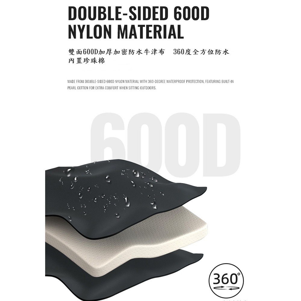 Caiyi 防潮坐墊 摺疊防水坐墊 折疊坐墊 野餐坐墊-細節圖9