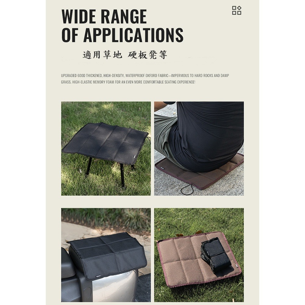 Caiyi 防潮坐墊 摺疊防水坐墊 折疊坐墊 野餐坐墊-細節圖10