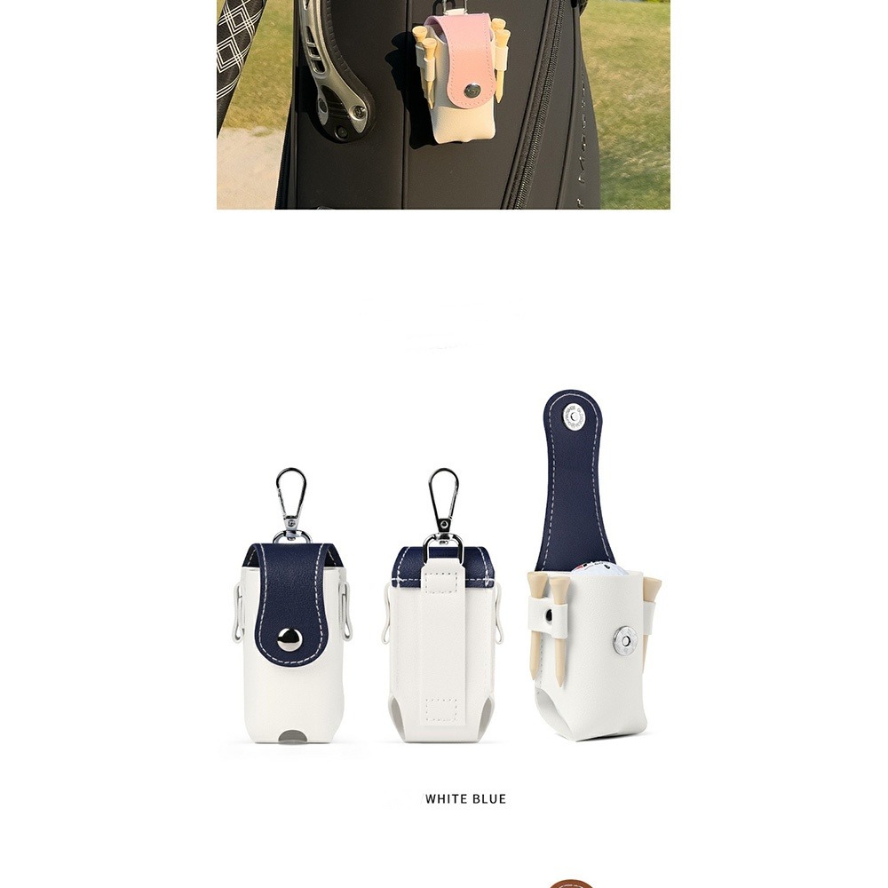 PGM 高爾夫球袋 高爾夫小腰包 高爾夫用品 皮革高爾夫球包-細節圖11