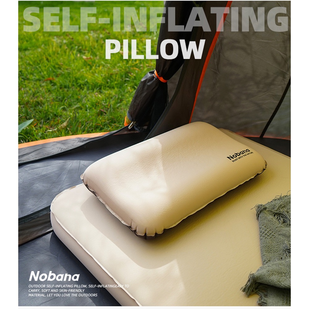 NOBANA 3D自動充氣枕頭 午休靠枕 頭枕-細節圖4