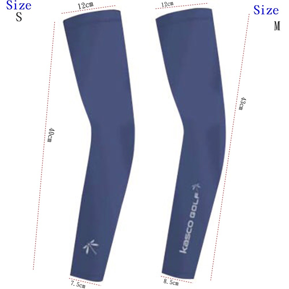 Kasco 高爾夫 自行車 運動觸感涼感袖套 抗UV 男女適用-細節圖8