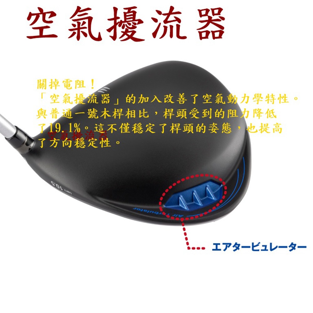 Kasco POWER TORNADO UFO Air D 一號木桿 碳身Falcon shaft Air (日規)-細節圖8